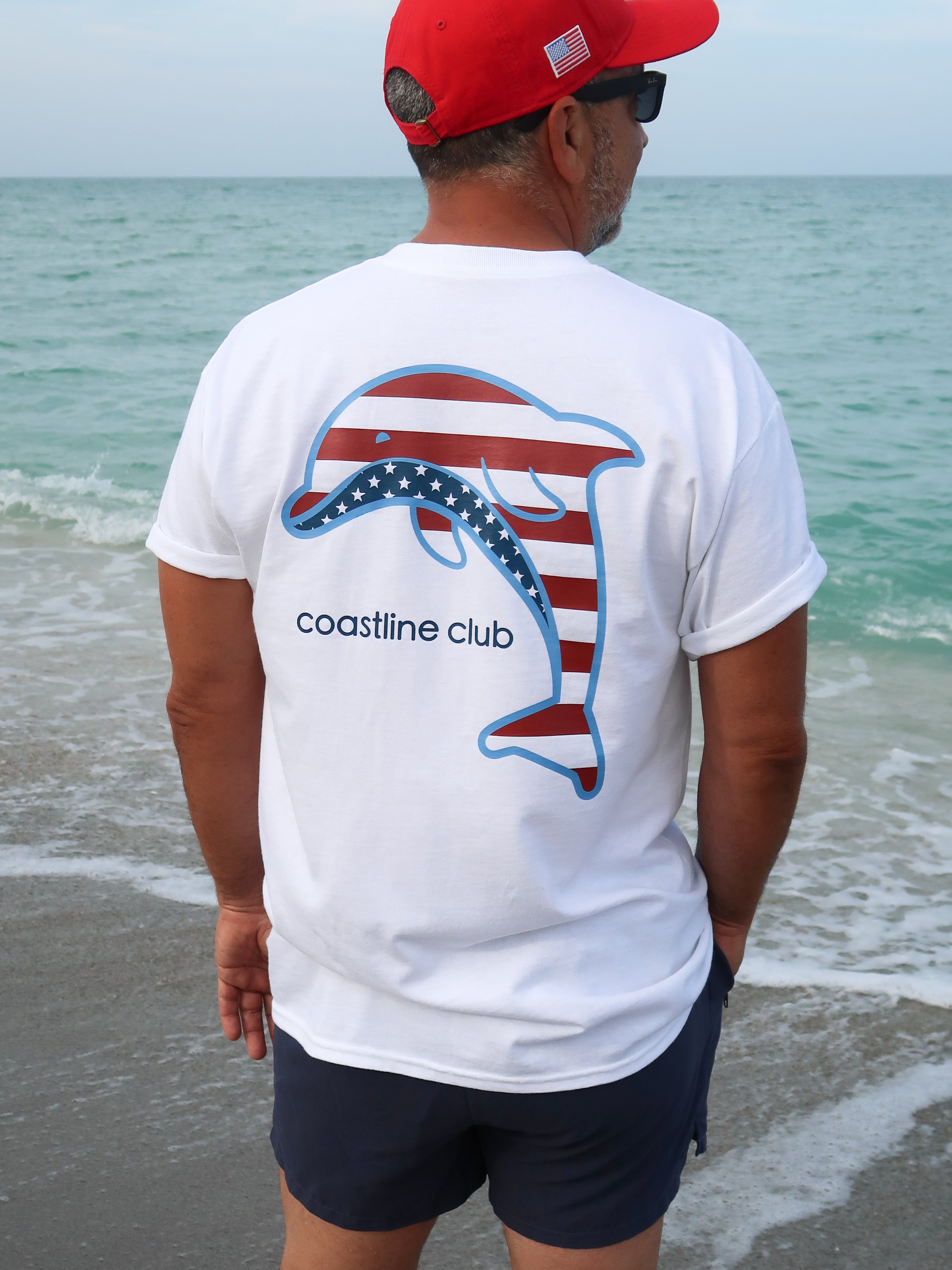 Americana Dolphin Tee